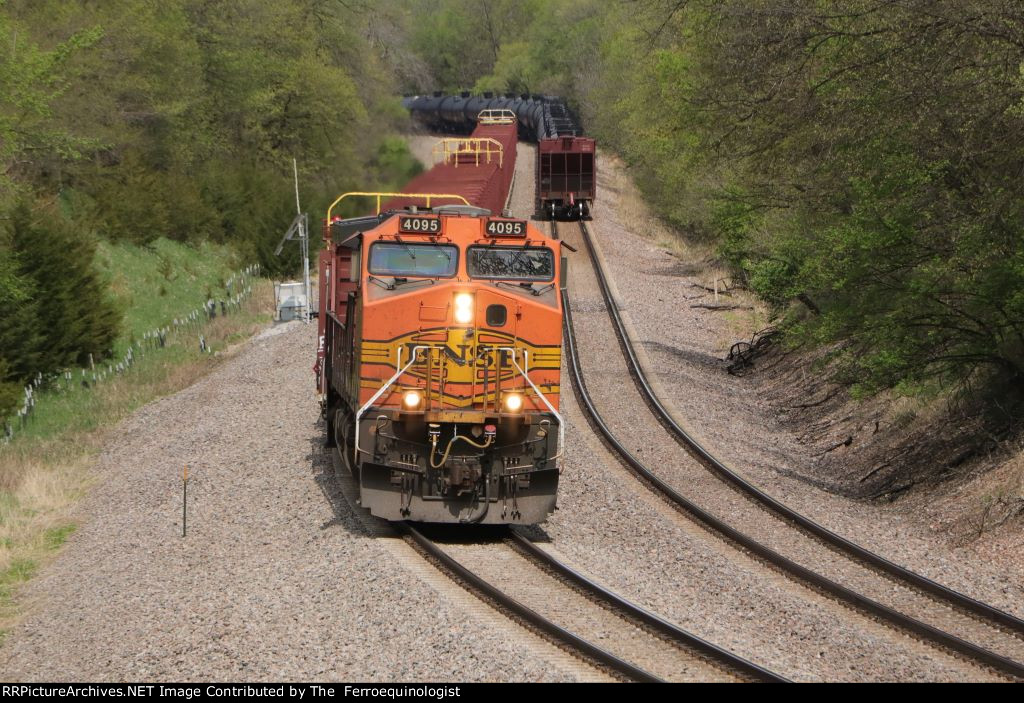 BNSF U train 4095 East